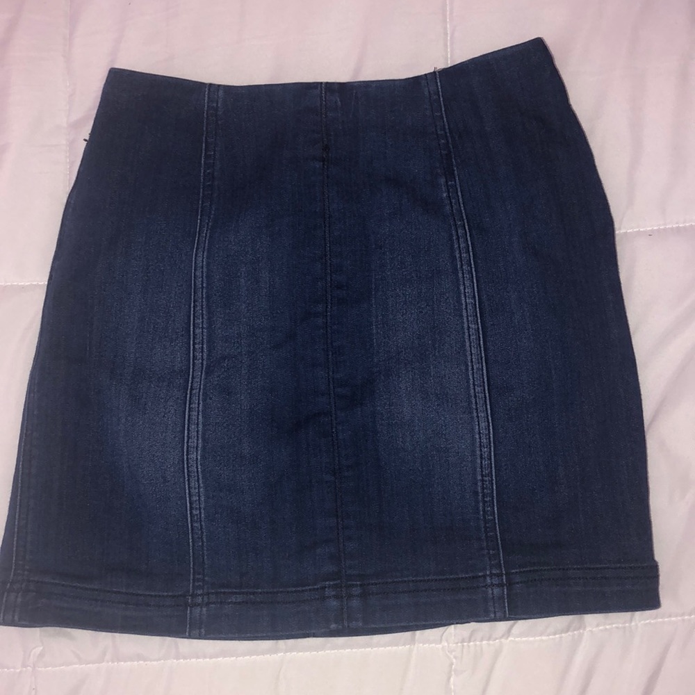 Denim Mini Skirt